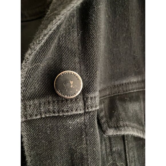 Liverpool Women's Black Denim Jacket Size L Powerflex - Picture 2 of 16